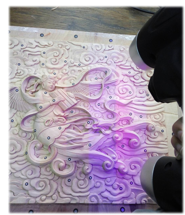 PRINCE三維掃描儀藍光掃描木雕.jpg PRINCE三維掃描儀藍光掃描木雕.jpg