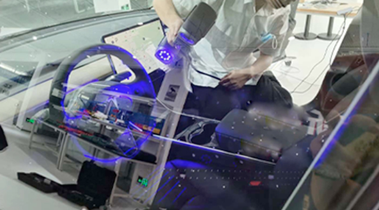 三維掃描汽車內(nèi)飾